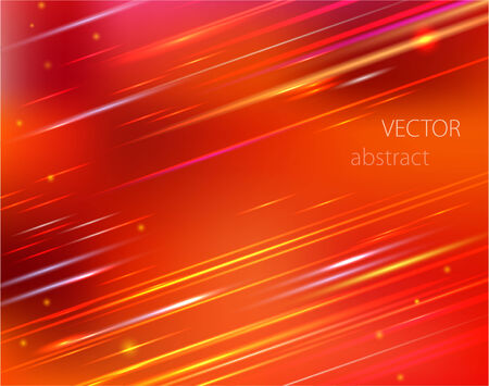 vector red abstract background with colorful motion blur shiningのイラスト素材