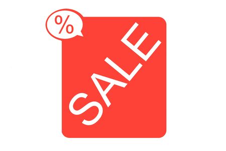 Sale badge or sticker flat icon for apps, websites, shops, price tags.の写真素材