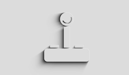Joystick videogame and gaming symbol digital concept. Network, cyber technology and computer background abstract 3d illustration.の写真素材