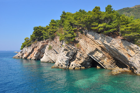 Cliffs Of The Adriaticの写真素材