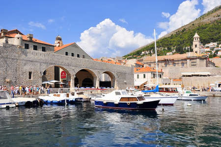 The pier in Dubrovnikのeditorial素材