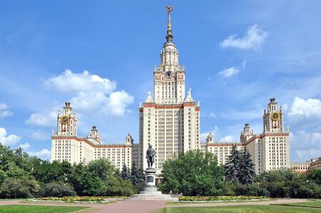 Moscow state University named after MV Lomonosov is a leading, one of the oldest and largest classical universities of Russia, one of the centers of Russian science and cultureのeditorial素材