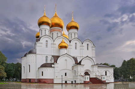 Assumption Cathedral in Yaroslavl.の写真素材