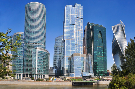 The Skyscrapers Of Moscow City.の写真素材