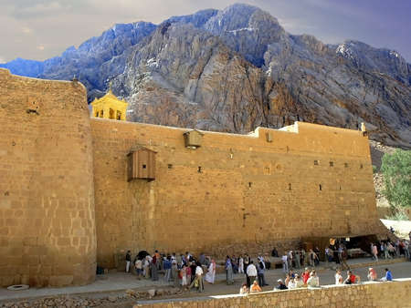 The monastery of Saint Catherine at Sinaiのeditorial素材