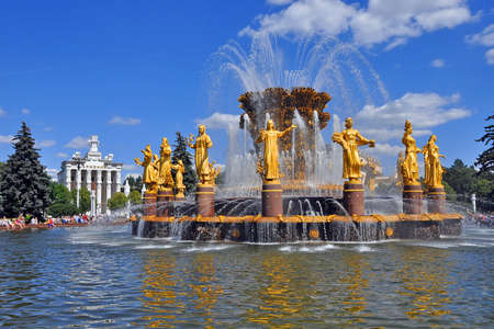 fountain friendship of peoplesのeditorial素材