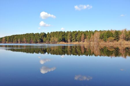 Mirror spring waterの写真素材
