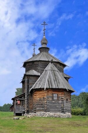 Resurrection wooden churchの写真素材