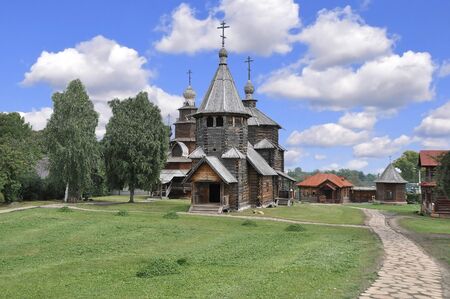 Resurrection wooden churchの写真素材