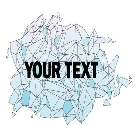 Abstract polygons backgroundのイラスト素材