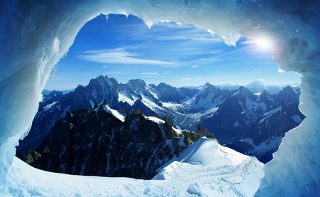 ice caveの写真素材
