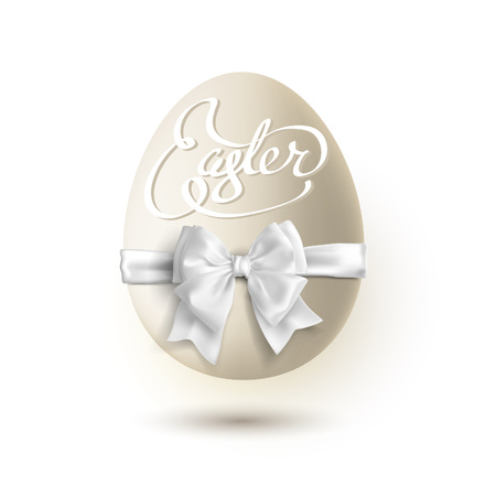 Easter egg isolated on white background clipping path included.のイラスト素材