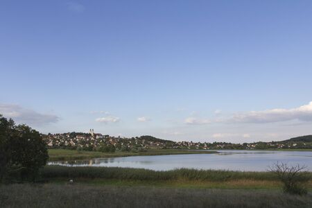 Inner Lake in Tihanyの写真素材