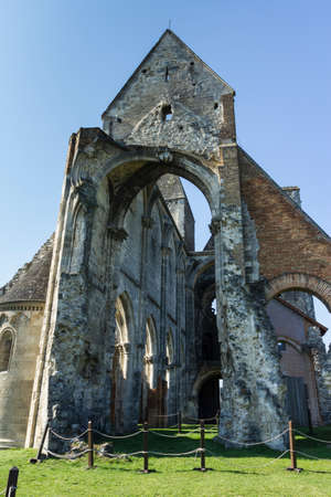 Ruins of the monastery church Zsambekの写真素材