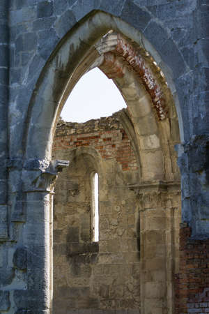 Ruin of the monastery church Zsambek Prémontréの写真素材