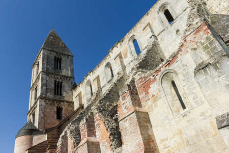 Ruins of the monastery church Zsambekの写真素材