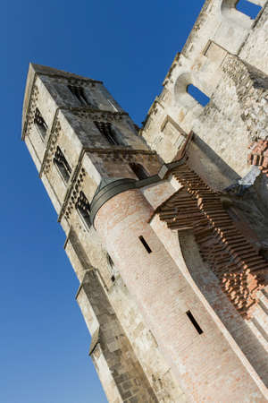 Ruins of the monastery church Zsambekの写真素材