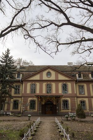 Karolyi Weiss palace in Derekegyhaz, Hungary.のeditorial素材