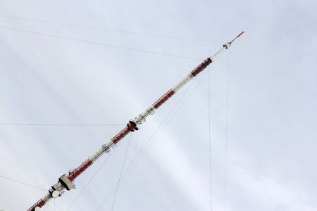 Tv tower in Szentes, Hungary.の写真素材