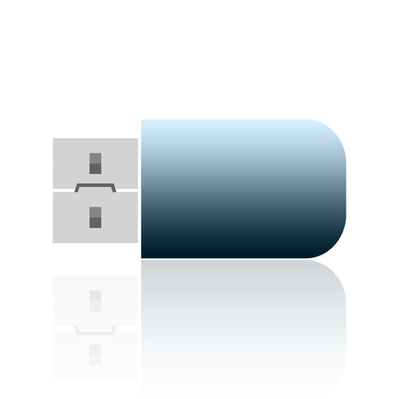 Usb flash drive isolated on white background