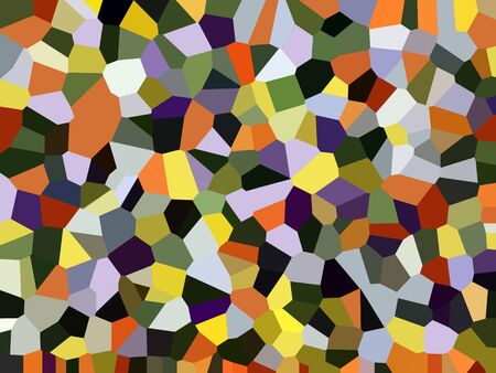Abstract pattern of colorful polygonal geometric shapes