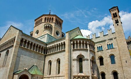Trento cathedral (Duomo Di San Vigilio)の写真素材