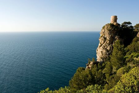 The 'Torre del Verges', Majorca, Spainの写真素材