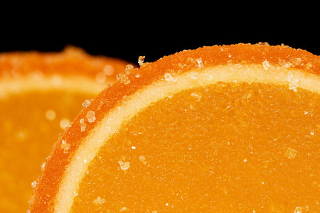 Orange candy slicesの写真素材