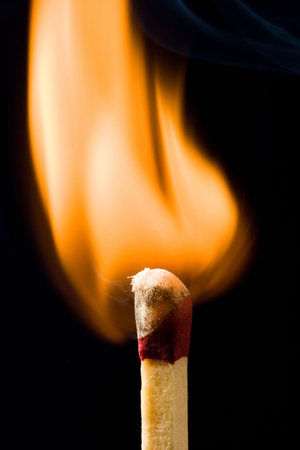 Igniting match