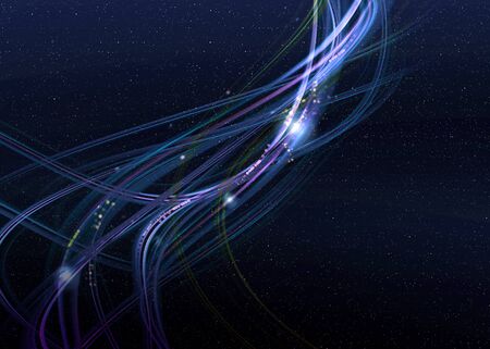 bule artistic star background graphics