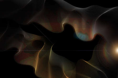 Abstract background of wire mesh of slealines in virtual space