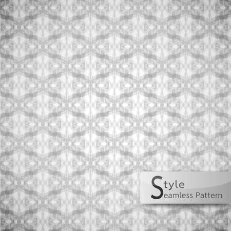 abstract seamless pattern mesh rope. white texture background geometric vintage vector illustrationのイラスト素材