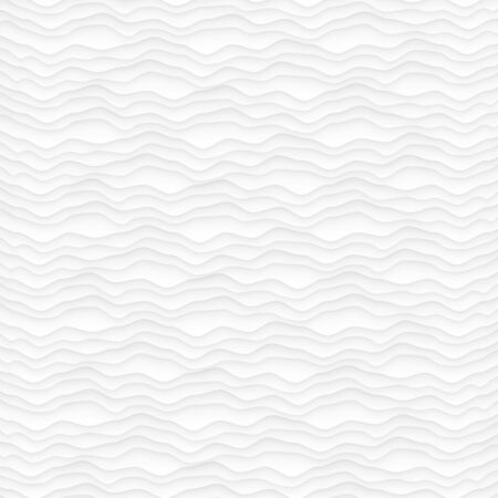 White texture. abstract pattern seamless. wave wavy geometric modern.interior wall design on white background vector illustrationのイラスト素材