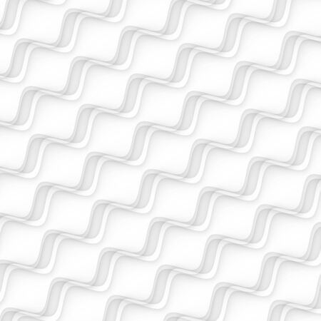 White texture. abstract pattern seamless. wave wavy geometric modern.interior wall design on white background vector illustrationのイラスト素材