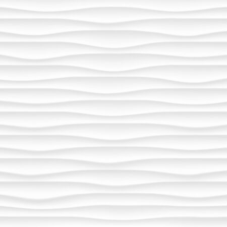 White texture. abstract pattern seamless. wave wavy nature geometric modern.
on white background for interior wall 3d design. vector illustrationのイラスト素材