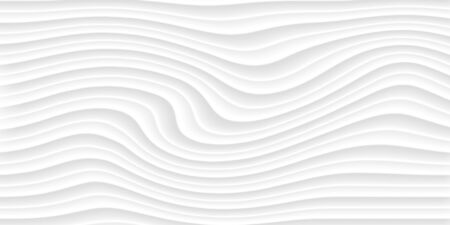 White texture Line surface. gray abstract pattern seamless. wave wavy nature geometric modern. on white background on rectangle for interior wall vector illustration.のイラスト素材