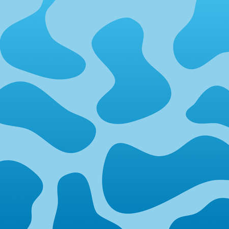 Abstract background of summer in blue, curve, gradation 057のイラスト素材