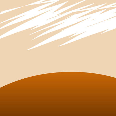 Abstract background of summer in orange, curve, gradation 083のイラスト素材