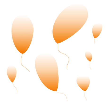 Abstract background of summer in orange, curve, gradation 017のイラスト素材