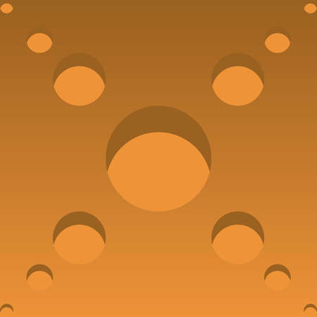 Abstract background of summer in orange, curve, gradation 042のイラスト素材