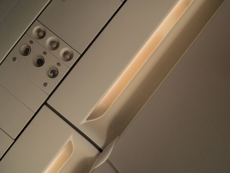 airplane salon ceilingの写真素材