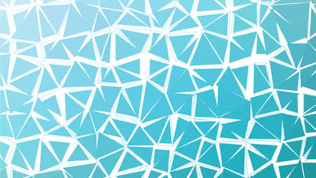 Abstract blue gradient low poly triangles background for use in design.のイラスト素材