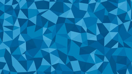 Abstract blue vector lowploly of many triangles background for use in design.のイラスト素材