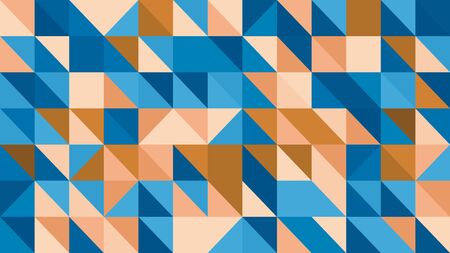 Abstract blue vector lowploly of many triangles background for use in design.のイラスト素材