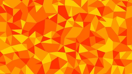 Abstract red orange vector lowploly of many triangles background for use in design.のイラスト素材