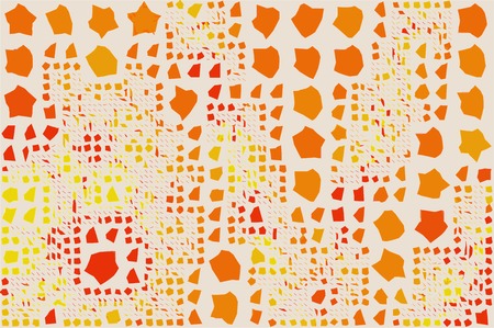 Abstract background full of stars and round shapes confetti.