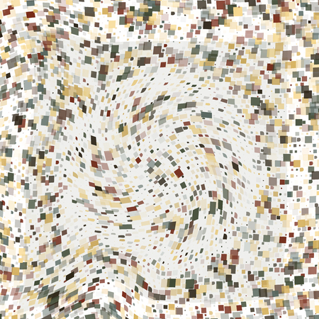 Abstract glitch circular square background for design. Vector  illustration.のイラスト素材