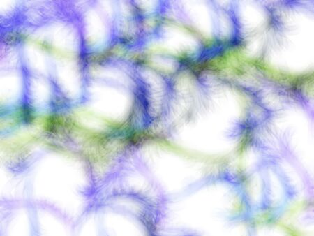 glowing colorful curved lines over white Abstract Background with bokeh lights.