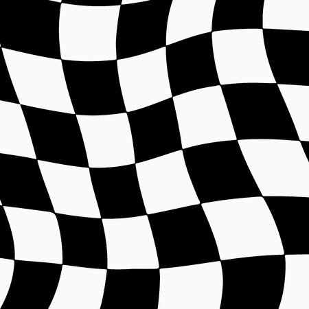 Racing background with checkered flag vector illustration. EPS10