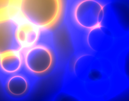 Abstract full of glitch circular bubble background for design. Vector Eps10 illustration.のイラスト素材